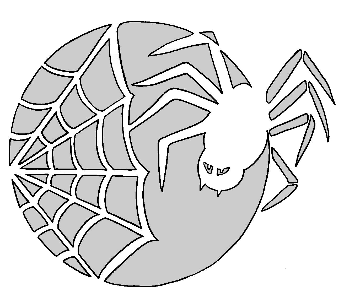 Spiders Pumpkin Carving Templates Free Printable